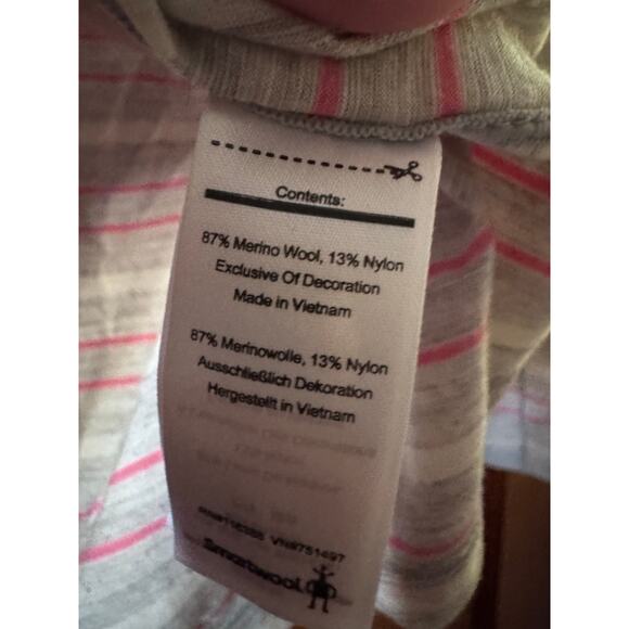 Smartwool Ash Heather Stripe Merino 150 Baselayer Long Sleeve Shirt EUC Size M - Picture 6 of 7